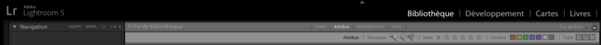 Recherche par "attributs" dans Lighrtoom