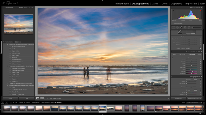 La retouche de base avec Lightroom