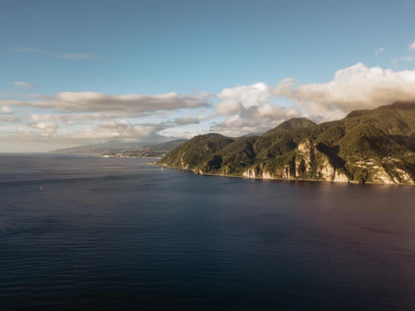 Vue depuis Scotts Head, Dominique